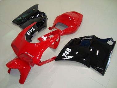 1993-2005 Red Black Ducati 748 916 996 996S Motorcycle Fairings