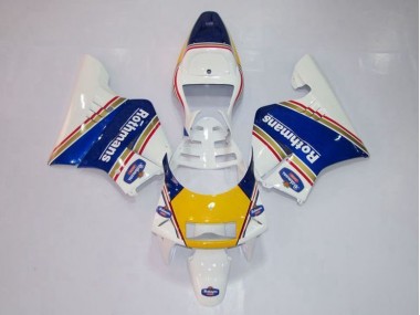 1994-1996 Yellow White Blue NSR250 MC28 P4 Motorcycle Fairings