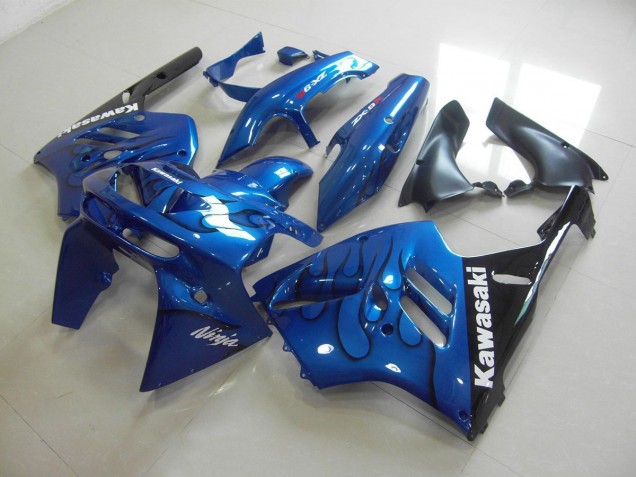 1994-1997 Blue Black Flame ZX9R Motorcycle Fairing 1994-1997 Blue Black Flame ZX9R Motorcycle Fairing