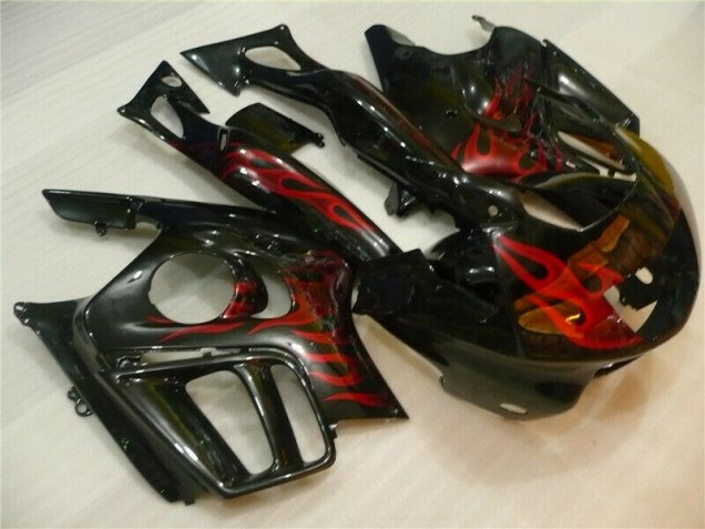 1995-1998 Black Red Flame CBR600 F3 Motorcycle Fairing 1995-1998 Black Red Flame CBR600 F3 Motorcycle Fairing