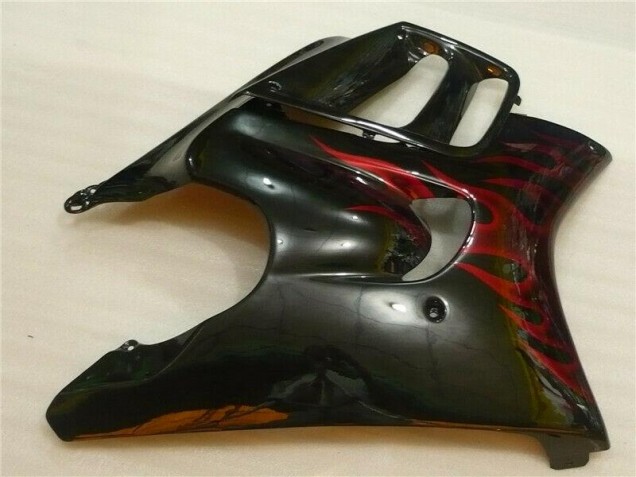 1995-1998 Black Red Flame CBR600 F3 Motorcycle Fairing 1995-1998 Black Red Flame CBR600 F3 Motorcycle Fairing