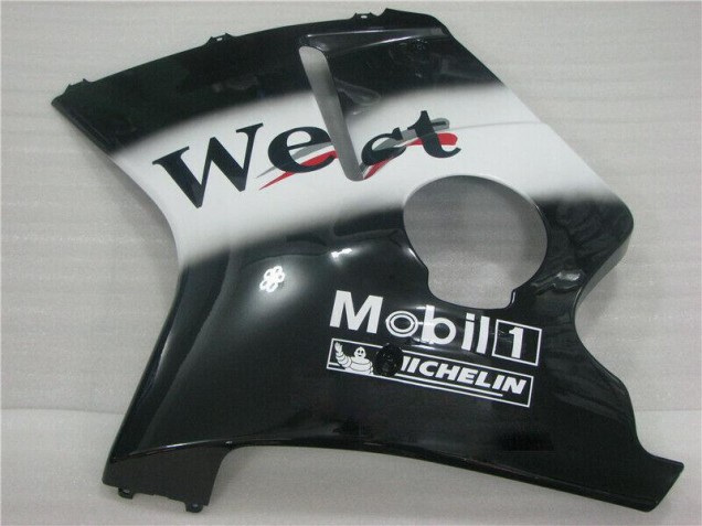 1996-2007 Black White West CBR1100XX Motorcycle Fairings 1996-2007 Black White West CBR1100XX Motorcycle Fairings