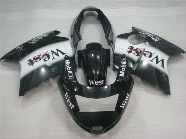 1996-2007 Black White West CBR1100XX Motorcycle Fairings 1996-2007 Black White West CBR1100XX Motorcycle Fairings