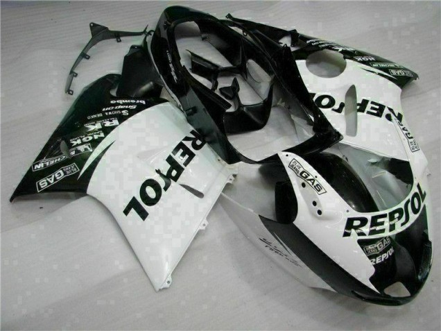 1996-2007 White Black Repsol CBR1100XX Motorcycle Fairings 1996-2007 White Black Repsol CBR1100XX Motorcycle Fairings