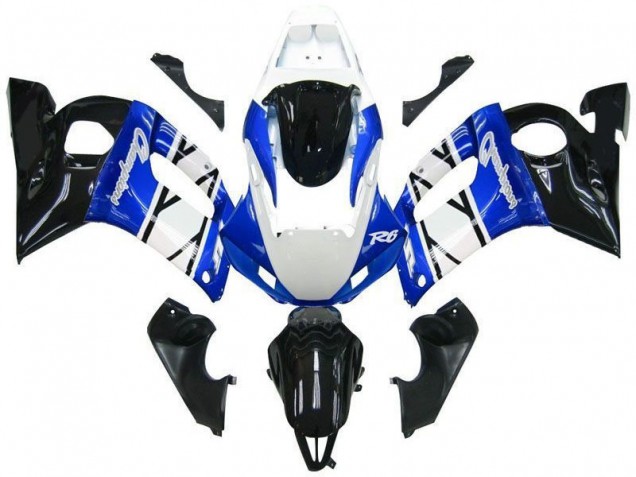 1998-2002 Blue Black Champions YZF R6 Motorcycle Fairings 1998-2002 Blue Black Champions YZF R6 Motorcycle Fairings