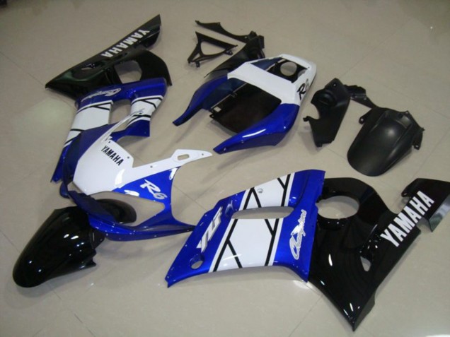 1998-2002 Blue Black YZF R6 Full Motorcycle Fairing Kits 1998-2002 Blue Black YZF R6 Full Motorcycle Fairing Kits