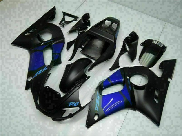 1998-2002 Blue Black YZF R6 Motorcycle Fairing 1998-2002 Blue Black YZF R6 Motorcycle Fairing