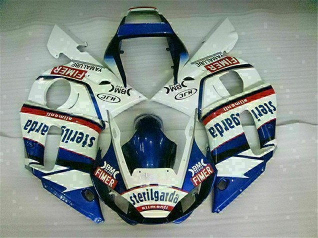1998-2002 Blue White YZF R6 Motorcycle Bodywork 1998-2002 Blue White YZF R6 Motorcycle Bodywork