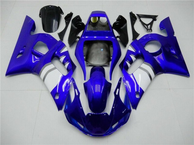 1998-2002 Blue White YZF R6 Motorcycle Fairings
