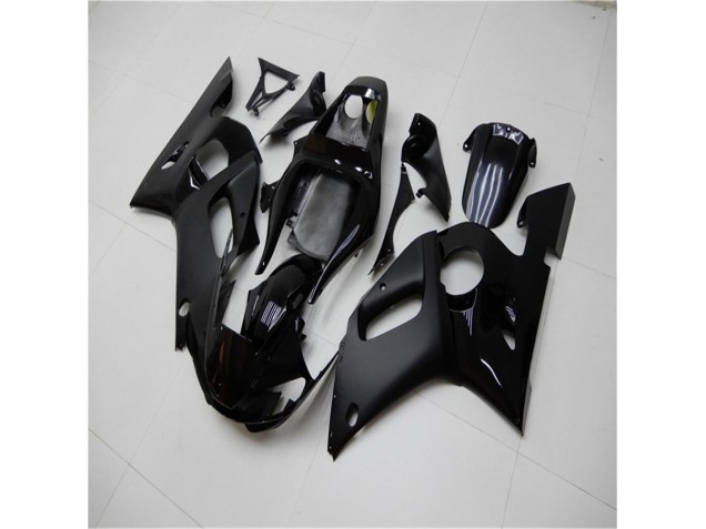 1998-2002 Glossy Matte Black YZF R6 Motorcycle Fairings 1998-2002 Glossy Matte Black YZF R6 Motorcycle Fairings