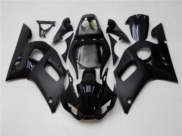 1998-2002 Glossy Matte Black YZF R6 Motorcycle Fairings 1998-2002 Glossy Matte Black YZF R6 Motorcycle Fairings
