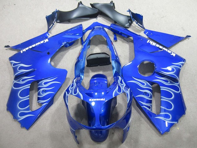 2000-2001 Blue White Flame ZX12R Motorcycle Fairings 2000-2001 Blue White Flame ZX12R Motorcycle Fairings