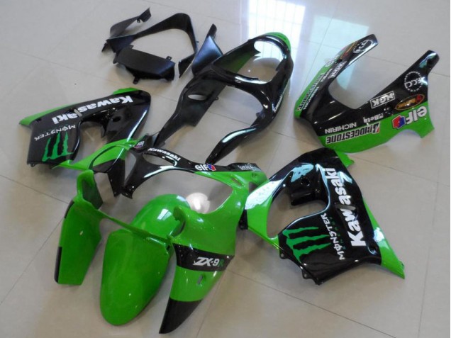 2000-2001 Green Monster ZX9R Motorcycle Fairings 2000-2001 Green Monster ZX9R Motorcycle Fairings