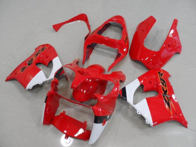 2000-2001 Red and White ZX9R Motorcycle Fairings 2000-2001 Red and White ZX9R Motorcycle Fairings