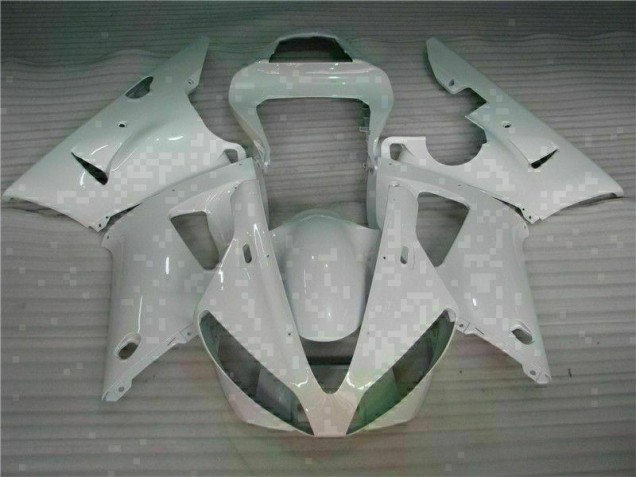 2000-2001 White YZF R1 Full Motorcycle Fairing Kits 2000-2001 White YZF R1 Full Motorcycle Fairing Kits