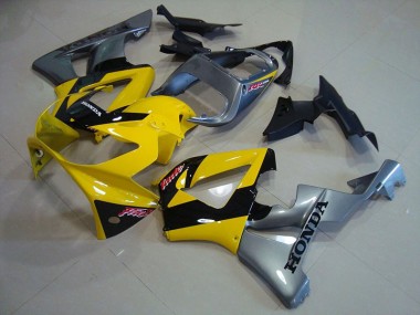 2000-2001 Yellow Silver CBR900RR 929 Motorcycle Fairings
