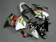 2000-2002 Black White Eurobet ZX6R Motorcycle Fairings 2000-2002 Black White Eurobet ZX6R Motorcycle Fairings