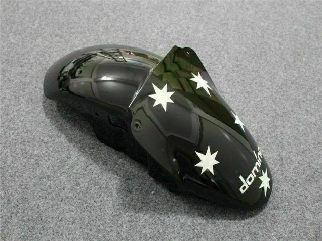 2000-2002 Black White Eurobet ZX6R Motorcycle Fairings 2000-2002 Black White Eurobet ZX6R Motorcycle Fairings