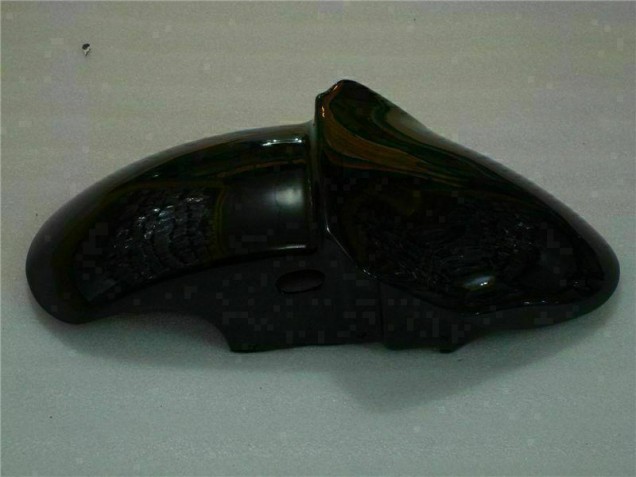 2000-2002 Black with Blue Flame ZX6R Motorcycle Fairings 2000-2002 Black with Blue Flame ZX6R Motorcycle Fairings