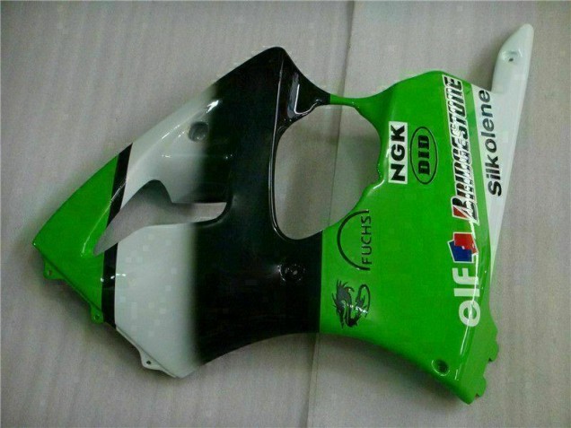 2000-2002 Green Black ZX6R Motorcycle Fairing & Bodywork 2000-2002 Green Black ZX6R Motorcycle Fairing & Bodywork