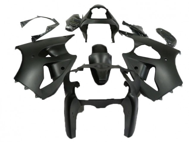 2000-2002 Matte Black ZX6R Motorcycle Fairings 2000-2002 Matte Black ZX6R Motorcycle Fairings
