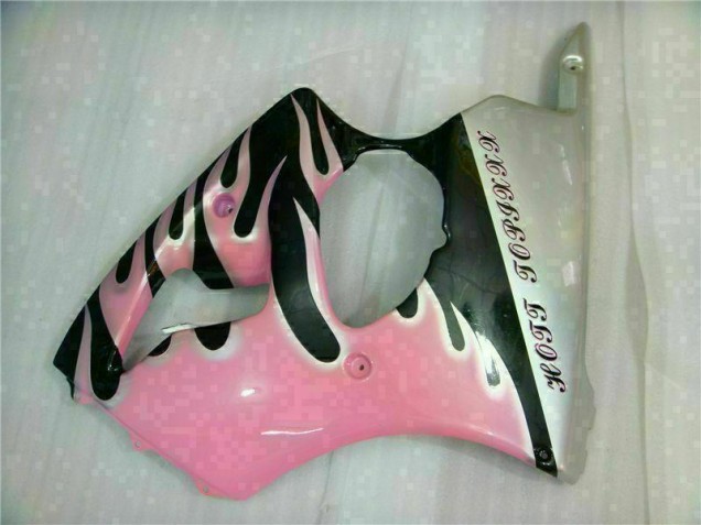 2000-2002 Pink ZX6R Motorcycle Fairings 2000-2002 Pink ZX6R Motorcycle Fairings
