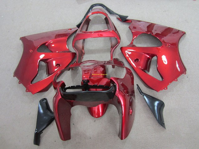 2000-2002 Red ZX6R Motorcycle Fairings 2000-2002 Red ZX6R Motorcycle Fairings