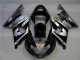 2000-2002 Silver Black GSXR 1000 Motorcycle Fairings 2000-2002 Silver Black GSXR 1000 Motorcycle Fairings