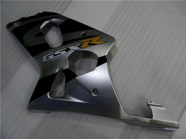 2000-2002 Silver Black GSXR 1000 Motorcycle Fairings 2000-2002 Silver Black GSXR 1000 Motorcycle Fairings