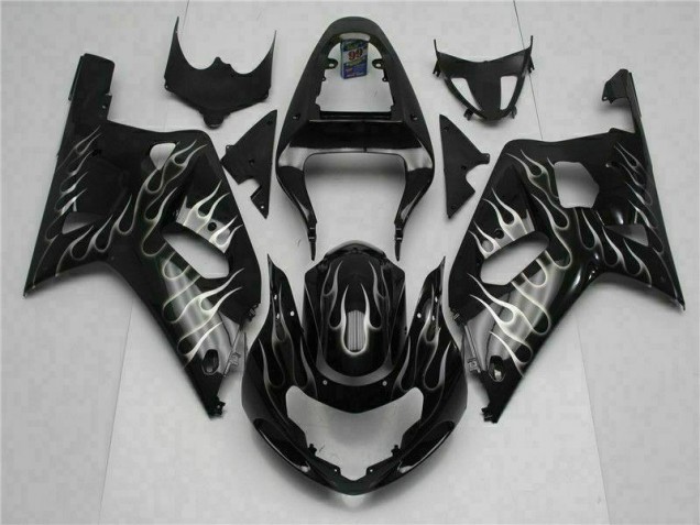 2001-2003 Black GSXR 600/750 Motorcycle Bodywork 2001-2003 Black GSXR 600/750 Motorcycle Bodywork