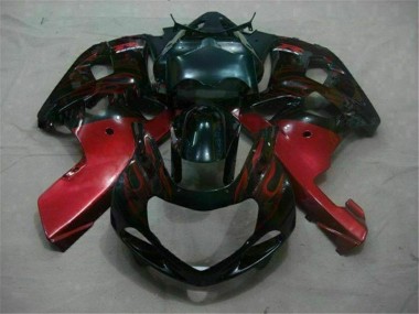 2001-2003 Black Red GSXR 600/750 Motorcycle Fairings