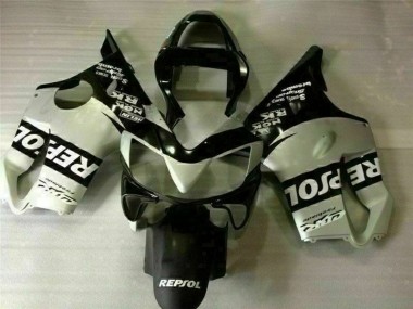 2001-2003 Black Silver Repsol CBR600 F4i Motorcycle Fairings