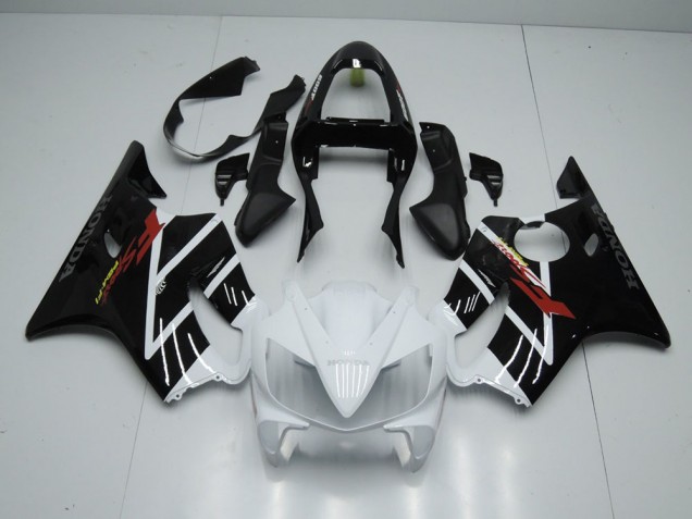 2001-2003 Black White CBR600 F4i Motorcycle Fairings