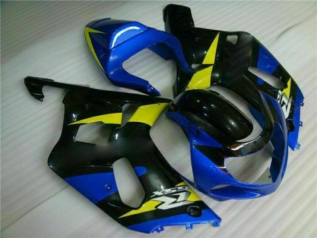 2001-2003 Blue GSXR 600/750 Motorcycle Fairings 2001-2003 Blue GSXR 600/750 Motorcycle Fairings