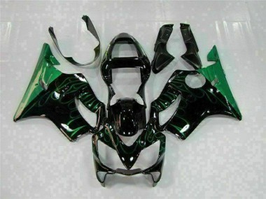 2001-2003 Green CBR600 F4i Motorcycle Fairings