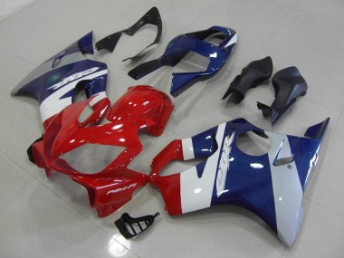 2001-2003 Red Blue Silver CBR600 F4i Motorcycle Fairings
