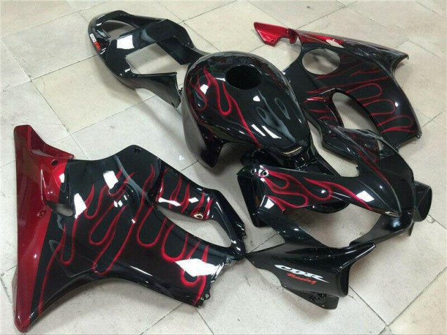 2001-2003 Red Flame CBR600 F4i Motorcycle Fairings 2001-2003 Red Flame CBR600 F4i Motorcycle Fairings