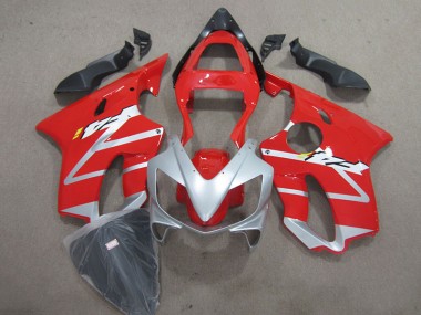 2001-2003 Red Silver CBR600 F4i Motorcycle Fairings