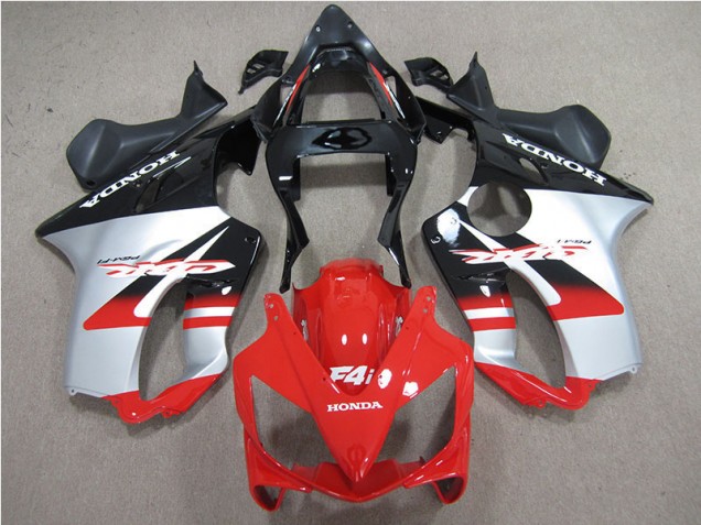 2001-2003 Red White Black CBR600 F4i Motorcycle Fairings