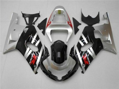 2001-2003 Silver GSXR 600/750 Motorcycle Fairings