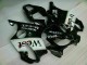 2001-2003 White Black West CBR600 F4i Motorcycle Fairings 2001-2003 White Black West CBR600 F4i Motorcycle Fairings