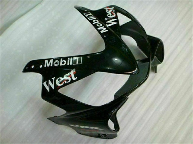 2001-2003 White Black West CBR600 F4i Motorcycle Fairings 2001-2003 White Black West CBR600 F4i Motorcycle Fairings