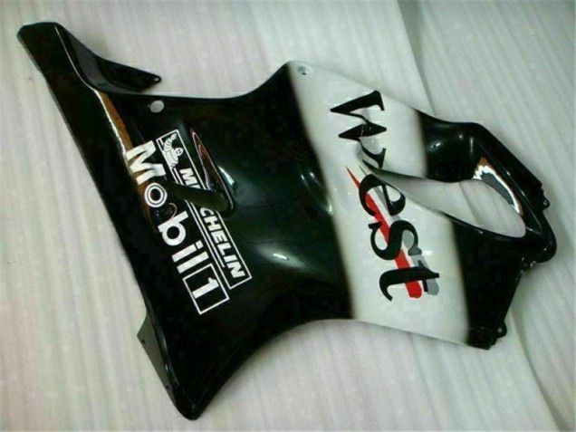 2001-2003 White Black West CBR600 F4i Motorcycle Fairings 2001-2003 White Black West CBR600 F4i Motorcycle Fairings