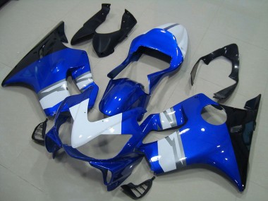 2001-2003 White Blue Black CBR600 F4i Motorcycle Fairings