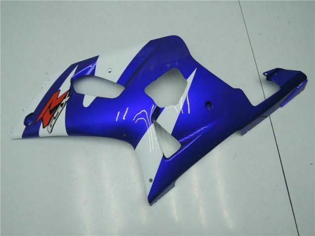 2001-2003 White Blue GSXR 600/750 Motorcycle Fairings 2001-2003 White Blue GSXR 600/750 Motorcycle Fairings