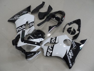 2001-2003 White Repsol CBR600 F4i Motorcycle Fairings