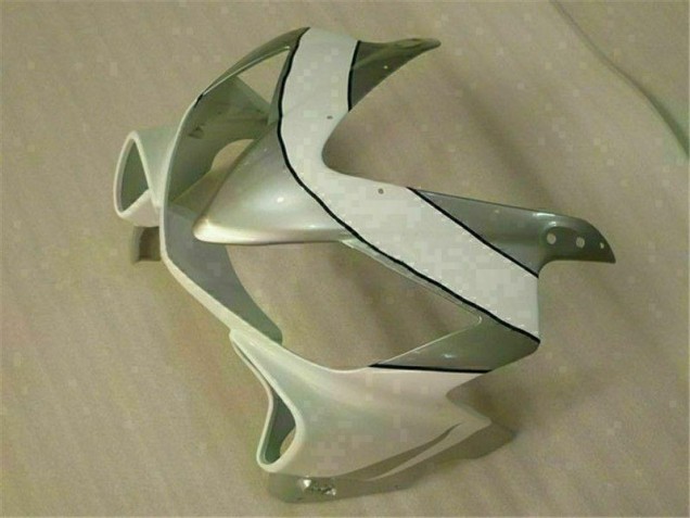 2001-2003 White Silver CBR600 F4i Motorcycle Fairings