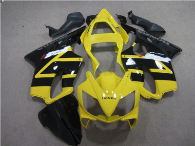 2001-2003 Yellow Black CBR600 F4i Motorcycle Fairing