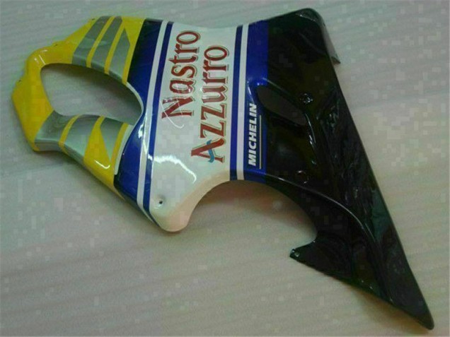 2001-2003 Yellow Silver Nastro Azzurro CBR600 F4i Motorcycle Fairings 2001-2003 Yellow Silver Nastro Azzurro CBR600 F4i Motorcycle Fairings