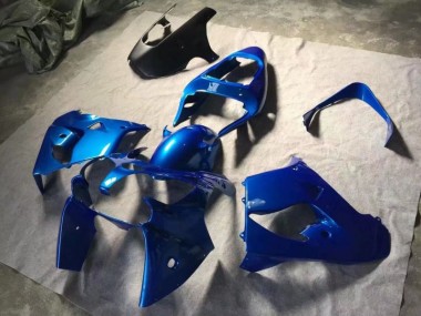 2002-2003 Blue Matte Black ZX9R Motorcycle Fairings